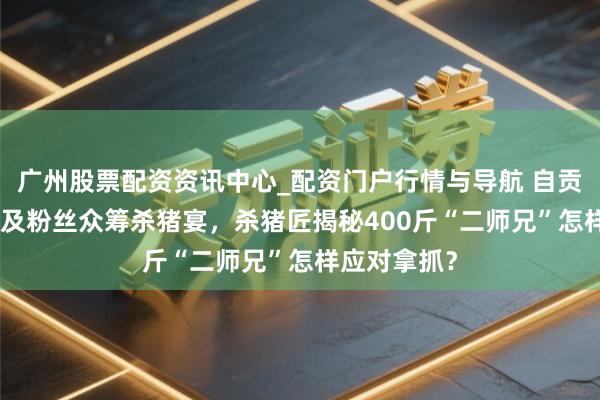 广州股票配资资讯中心_配资门户行情与导航 自贡200名网红及粉丝众筹杀猪宴，杀猪匠揭秘400斤“二师兄”怎样应对拿抓？