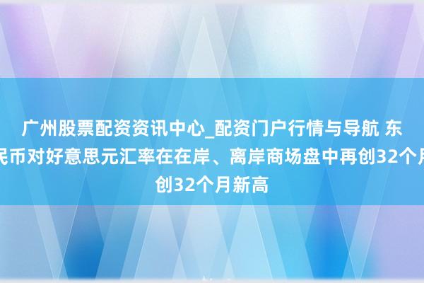 广州股票配资资讯中心_配资门户行情与导航 东谈主民币对好意思元汇率在在岸、离岸商场盘中再创32个月新高